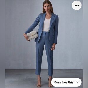 Reiss Etta Blue Pant Suit